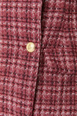 TRENDYOLMILLA Siyah Etegi Volanl? Dugme Detayl? Tuvit Dokuma Elbise TWOAW23EL00870  фото 4