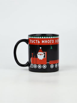 Кружка-хамелеон керамическая, новогодняя Много хорошего, 350 мл