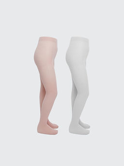 K?z ?ocuk ?nce K?lotlu ?orap 2li