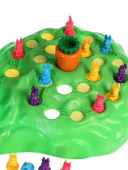 УЦЕНКА Настольная игра на внимательность Ушастые гонки, 24 карточки, 16 зайцев, 2-4 игрока, 4+