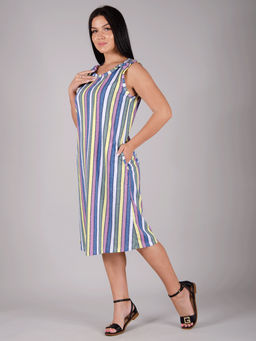 Сарафан "Радужный" полоса, трикотаж