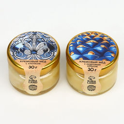 Подарочный набор новогодний Счастья и удачи в Новом году: чай, мёд кремовый, шоколад