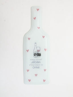 Тарелка в форме бутылки «Любовь», 11.3×34.5 см