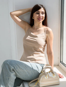 94% ХЛОПОК + 6% ЛАЙКРА Майка женская - Оптима фото 10