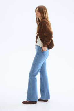 Flared Leg High Waist Jeans - H&m фото 7