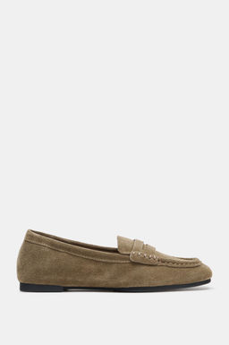 SPLIT SUEDE LOAFERS - Zara фото 10