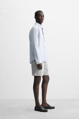 TEXTURED COMFORT BERMUDA SHORTS - Zara фото 33