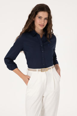 Kad_n Lacivert Uzun Kollu Basic G_mlek Sepette S_rpriz _ndirim - U.s. polo assn фото 3