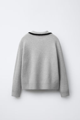 KNIT SWEATER WITH BOWS - Zara фото 2
