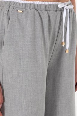 Kad_n Gri Bel Detayl_ Loose Fit Kanvas Pantolon Sepette S_rpriz _ndirim - U.s. polo assn фото 5