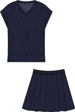 Жилет+юбка 2ДЖЮ5707176