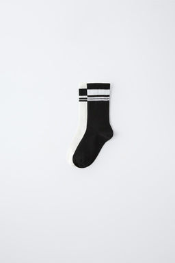 PACK OF TWO STRIPED SOCKS