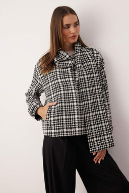 Cok Renkli Regular Kal?p Atk?l? Ekose Kase Mont TWOAW26MO00157 - Trendyolmilla фото 2