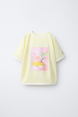 CAMISETA CLARA CEBRIAN  / Amarillo - Zara фото 4