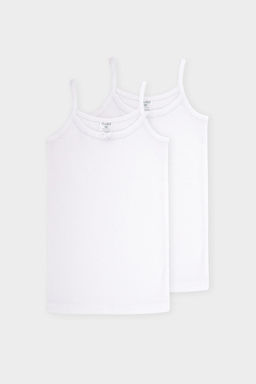 Crockid _ К 1195-2уп/белый набор майка для дев