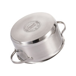 1325 GIPFEL Пароварка двухъярусная VICTORY 20х10,5см/3,0л со стеклянной крышкой, с капсульным дном. Материал: нерж. сталь 18/10. Толщина: 0,6мм / 3мм  фото 7