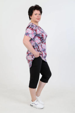 Костюм женский , цвет серый красный черный