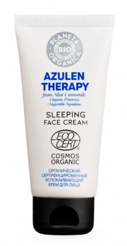 Успокаивающий крем для лица, 50 мл / BIO / Azulen Therapy / Planeta Organica