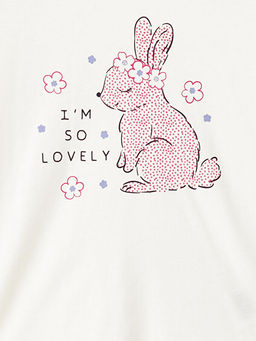 Bisiklet Yaka K?z ?ocuk Ti??rt - Waikiki фото 2