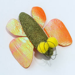 Игрушка для кошек Бабочка из кошачьей мяты, 8 х 6.5 см - Пушистое счастье фото 2