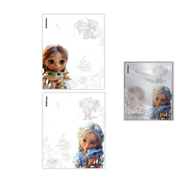 Цена за 1 шт. Набор пластиковых обложек ErichKrause Magic Pet, для тетрадей и дневников, 212х347мм, 80 мкм, ассорти (пакет 12 шт.)