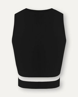 Укороченный топ без рукавов - Incity фото 15