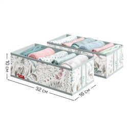 Набор органайзеров для белья, 2 шт., без крышки, 32*16*10 см Valiant фото 56