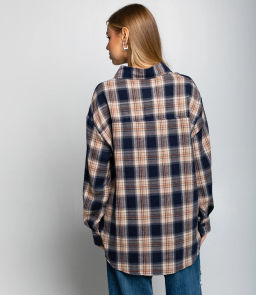 Рубашка #КТ225 (5), тёмно-синий - Dommod фото 3