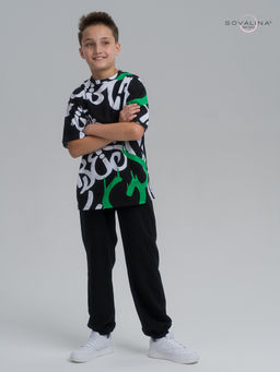 Костюм Daily men граффити бенеттон-черный - Sovalina фото 7