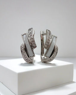 Серьги с керамикой