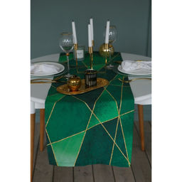 Дорожка на стол Этель Изумруд 40х146 см  фото 2