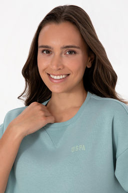 Kad_n Mint _ardonlu Bisiklet Yaka Basic Sweatsh_rt Sepette S_rpriz _ndirim - U.s. polo assn фото 2