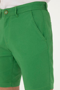 Мужские зеленые тканые шорты - U.s. polo assn фото 6