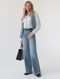 D54.293 Джинсы женские синий - Vilatte фото 4