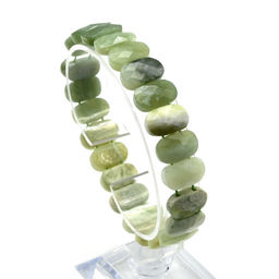 Браслет граненый 14*7мм из нефрита байкальского - Радуга камня фото 2