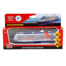 . Круизный лайнер 20 см металл. свет+ звук, инерц. арт.SB-17-65-WB