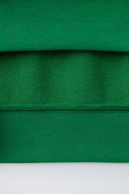 SUDADERA MANGA CORTA TEXTO RELIEVE / Verde - Zara фото 4