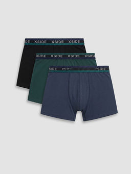 Regular Fit Pamuklu Esnek Erkek Boxer 3l?