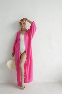 9571 Кимоно длинное розовое - Martichelli фото 3