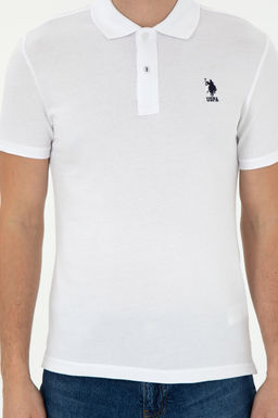 Мужская белая базовая футболка Неожиданная скидка в корзине - U.s. polo assn фото 6