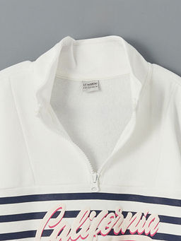 Dik Yaka K?z ?ocuk Sweatshirt - Waikiki фото 3