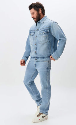 Куртка джинс P611-1286 l.blue - Primm фото 10