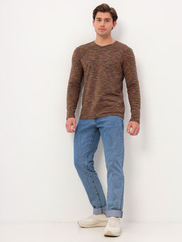 Футболка мужская длинный рукав GREG G166-KM-OR1059 (бордо)  фото 7