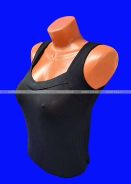 Цена за 1 шт. Майки женские Miss Emma Турция широкие бретели арт. 10023 ЧЕРНЫЕ