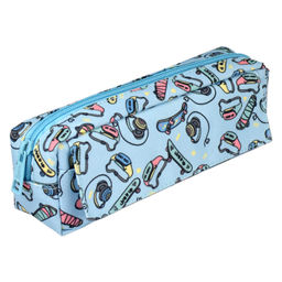 Пенал школьный Феникс+, арт.64946/ 24 ЯРКИЕ ФРАЗЫ (без наполнения, 20х7х5 см, полиэстер, молния, суб