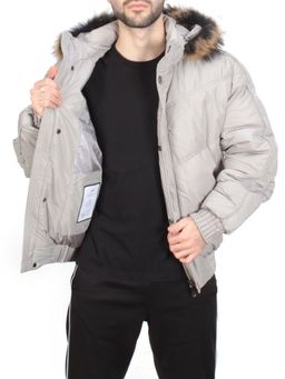 10130 GRAY Куртка мужская зимняя (200 гр. холлофайбер) CUDRSAR