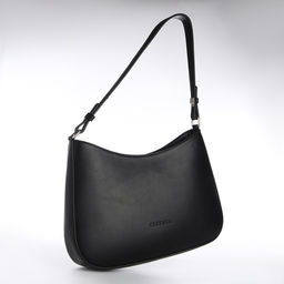 Сумка женская багет TEXTURA на молнии, 28×6×17 см, чёрная