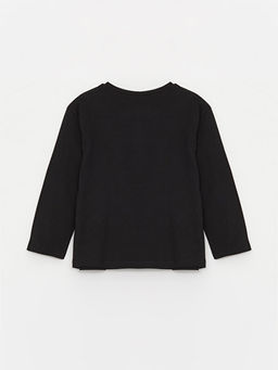 Bisiklet Yaka Atat?rk Bask?l? K?z Bebek Ti??rt