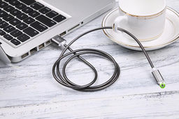 USB кабель для iPhone 5 и выше плетеный 2А, 1 метр 9046308