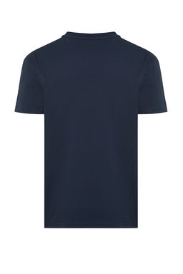TRENDYOL MAN Tas Regular/Normal Bisiklet Yaka K?sa Kollu Cizgili Bask?l? %100 Pamuklu T-shirt TMNSS24TS00059 - Trendyolmilla фото 8